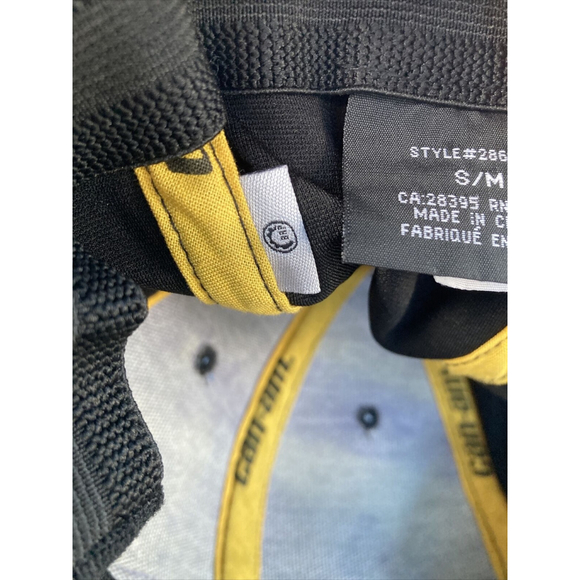 CAN-AM Men's Commander S/M Stretch Cap Black Yellow BRP GREAT Quad Or Sled Hat! - Picture 8 of 11